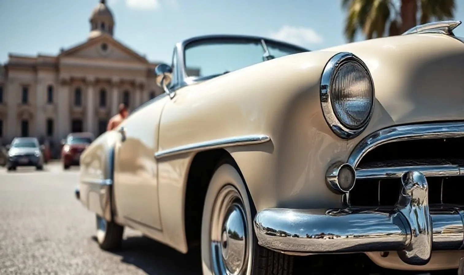 Antique car rental elegant